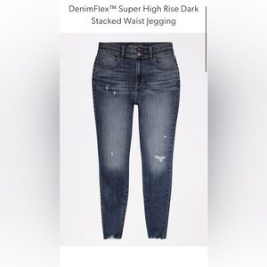 Maurices DeniFlex super high rise dark wash jeans, XXL short
